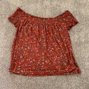 American Eagle size XS orange/brown color